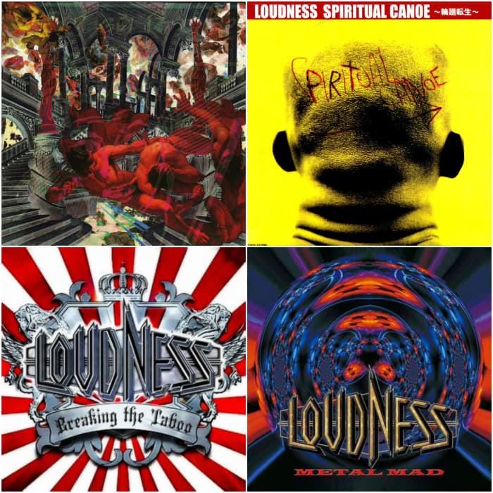 Loudness (1992), Spiritual Canoe (2001), Breaking The Taboo (2006), Metal Mad (2008)