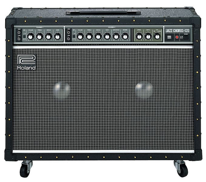 The Roland JC-120 is a solid-state amp favored for its awesome clean sound.