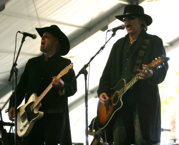 Members of The Unforgiven perform at the 2012 Stagecoach Festival in California for a one-off reunion of the band.