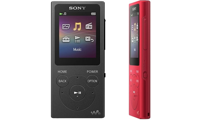 For around $55 to $80 (depending on capacity) the Sony Walkman is probably your best option under $100. It's easy to use, looks great, and is big enough that it won't get lost.