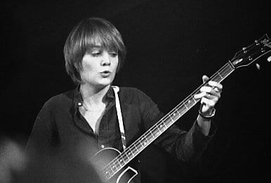 Tina Weymouth, bass player of the Talking Heads during a May 13th, 1978 performance at Toronto's Horseshoe Tavern.