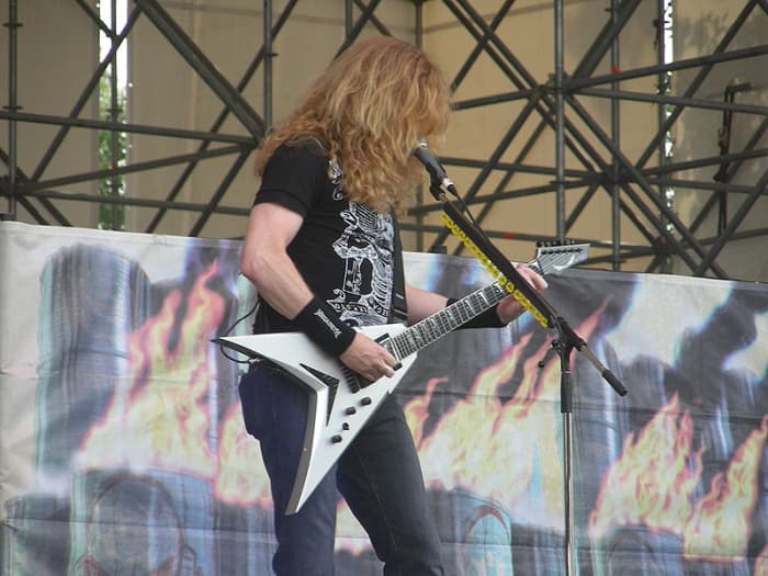 Dave Mustaine of Megadeth.
