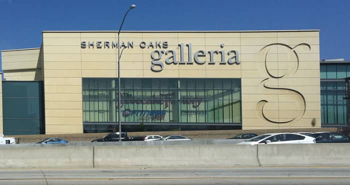 Sherman Oaks Galleria, mentioned in "Valley Girl" lyrics. This is the renovated mall, reopened in 2002.