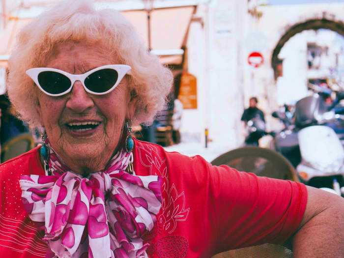 Love the second half of your life as much as this lady is.