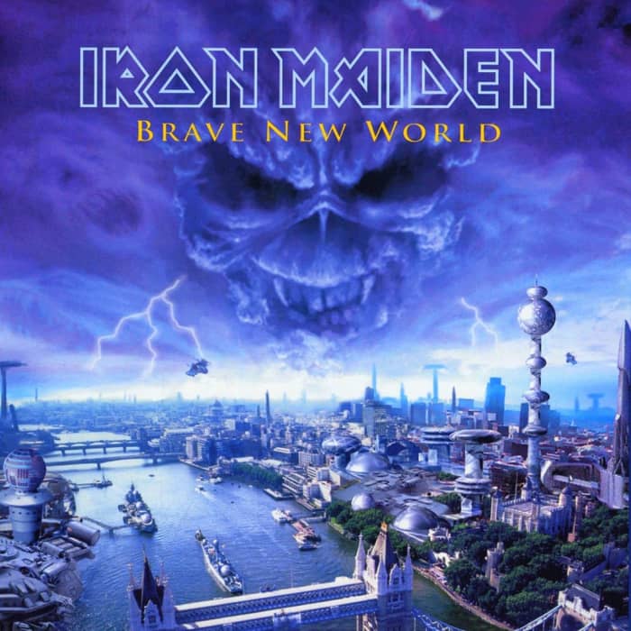 Iron Maiden "Brave New World" EMI 7243 5 26605 1 3 12" LP Vinyl Record (2000) Album Cover Art by Derek Riggs