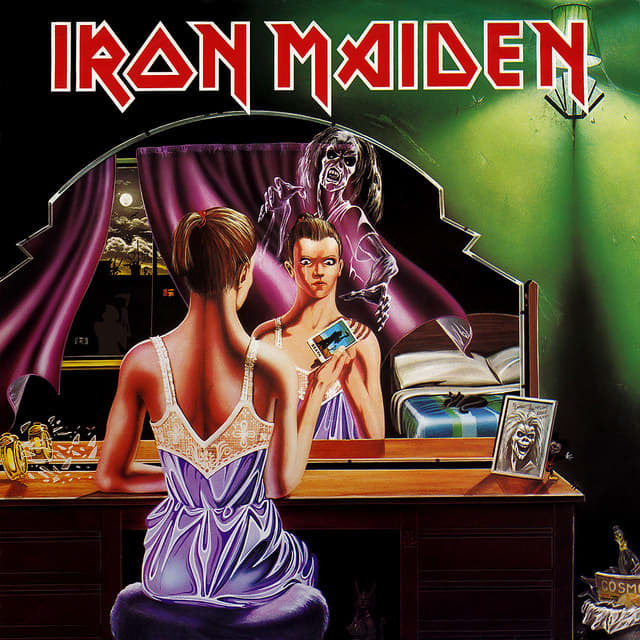 Iron Maiden "Twilight Zone" 1C 052-07 462 12" Vinyl Single German Pressing (1981) Picture Sleeve Art by Derek Riggs