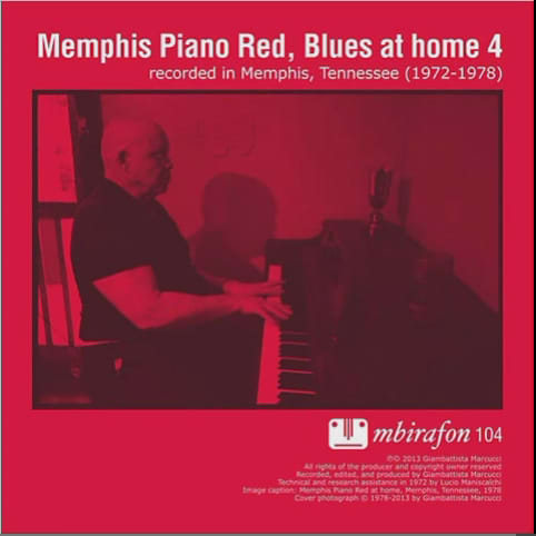 John "Piano Red" Williams performed in many clubs and bars on Beale Street in Memphis, Tennessee.
