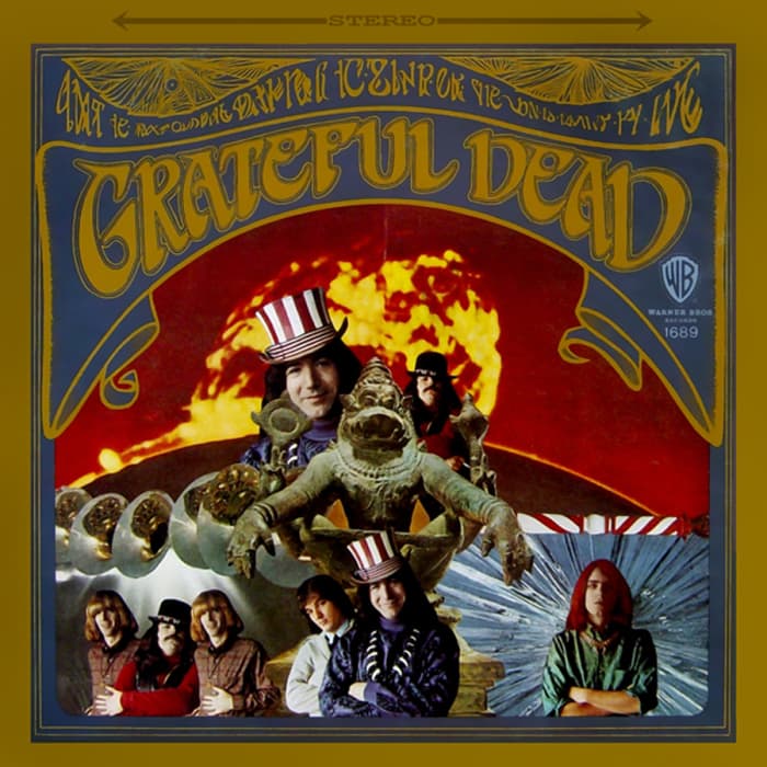 The Grateful Dead "Grateful Dead" Warner Brothers Records WS 1689 12" LP Vinyl Record (1967) Album Cover Art by Alton Kelley & Stanley Mouse