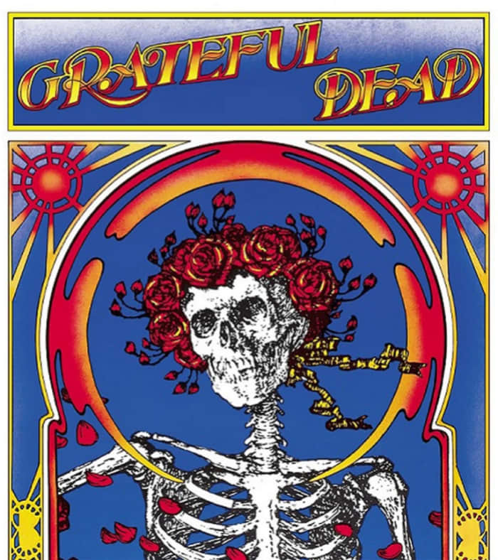 Grateful Dead "Skull & Roses" Warner Brothers 2WS1935 2 12" LP Vinyl Record Set US Pressing (1971) Album Cover Art by Alton Kelley & Stanley Mouse