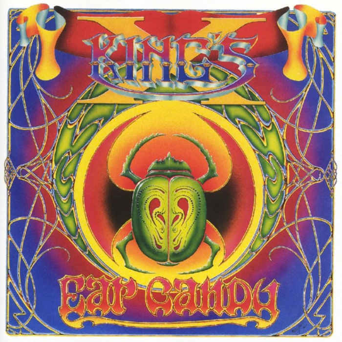 King's X "Ear Candy" Atlantic Records 82880-2 CD Album US Pressing (1996) CD Album Cover Art by Alton Kelley
