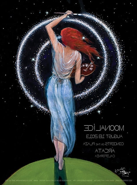 Moonalice Concerts On The Plaza, Arcata, California August 18, 2013 Poster Graphics by Stanley Mouse