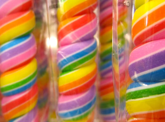 Scientists have discovered that it takes about 1,000 tongue licks to dissolve 1 cm (0.4 inches) of a lollipop. Go ahead and bite it.