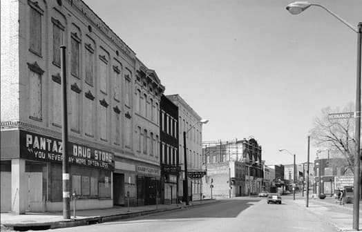 Club Handy and the Mitchell Hotel were on the upper floors of the Pantaze Drug Store on Beale Street at Hernando in Memphis, TN.