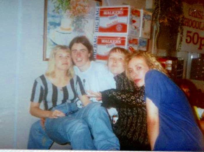 Andromeda at Telford Ice Rink - 31st August 1991. I am on the right with my friend Adele on the left. Next to her is our mate Stuart, from Coventry.