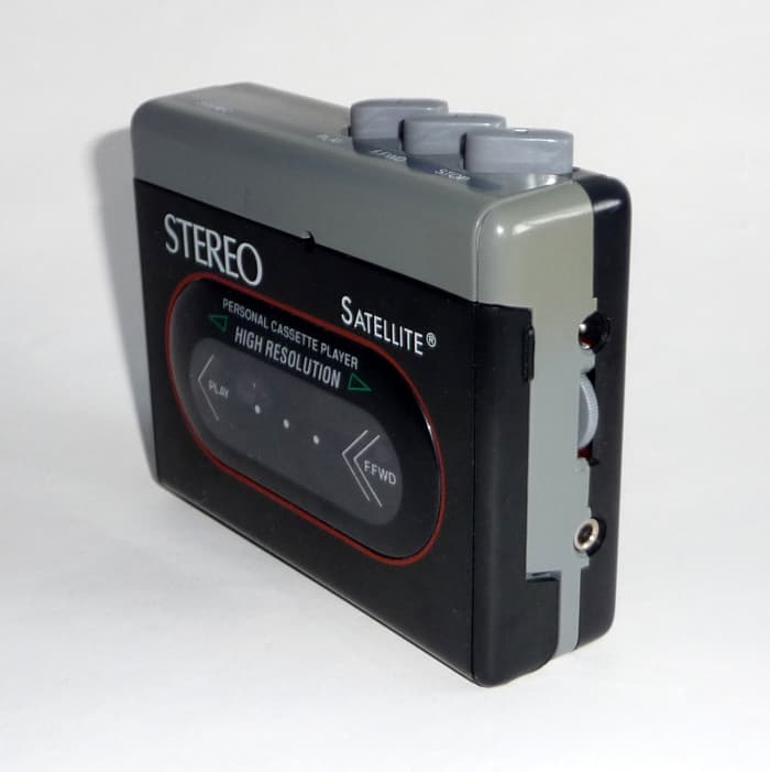 Vintage portable cassette player