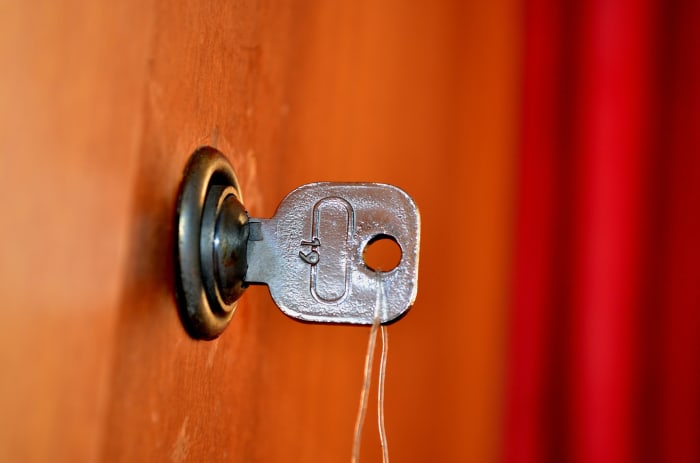 My mentally ill neighbor not only acknowledged he had a key to my apartment but he also showed me how someone could climb onto my patio and balcony.