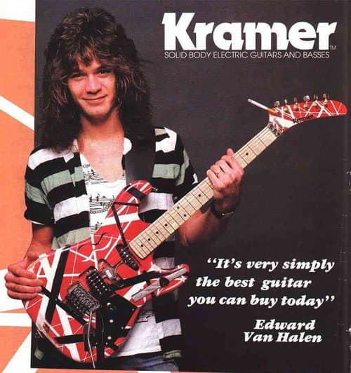 In April 1996, in an interview with Guitar World, when asked about how he went from playing his first open A chord to playing "Eruption", Eddie replied: Practice. I used to sit on the edge of my bed with a six-pack of Schlitz Malt talls. "