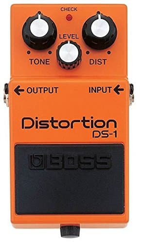 The bright orange of the Boss DS-1 has become a familiar sight on pedalboards over the past few decades.