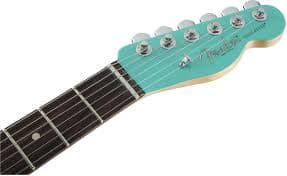 The shape of a guitar headstock is often such that it is associated with a particular manufacturer or brand.