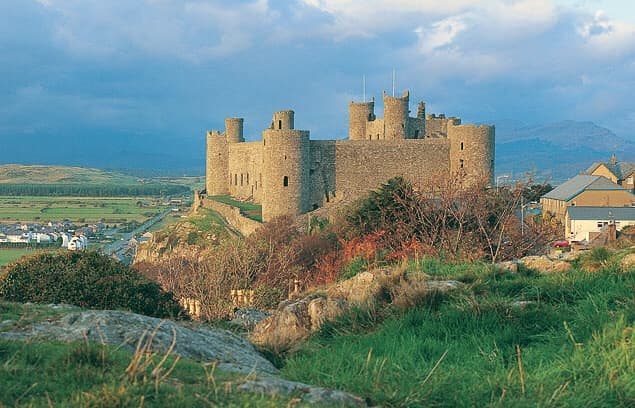 Harlech Castle as it exists today
