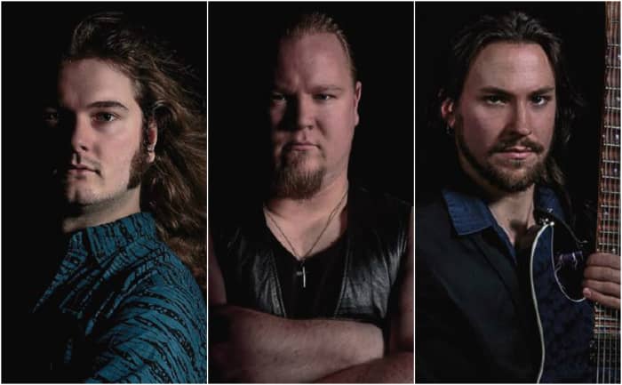 Palantir L-R: Markus Sannefjord Olkerud (vocals), E-Man Lindberg (drums), Fredrik Erixon-Enochson (guitars, bass, keys, orchestration)