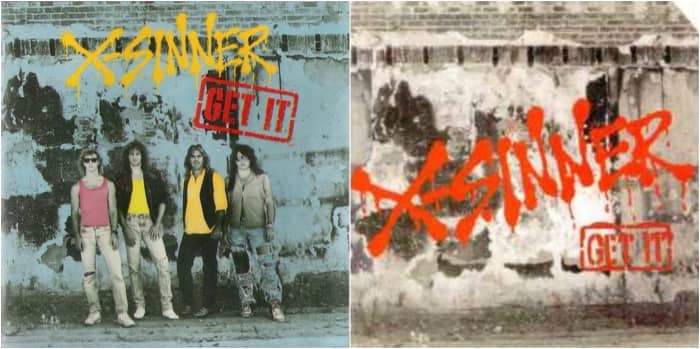 Left: Pakaderm Records cover for the "Christian" market/ Right: A&M Records "Secular" market cover