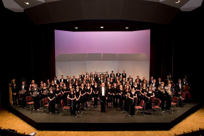 The Texas A&M Wind Symphony is one of two or three bands at this prestigious university.