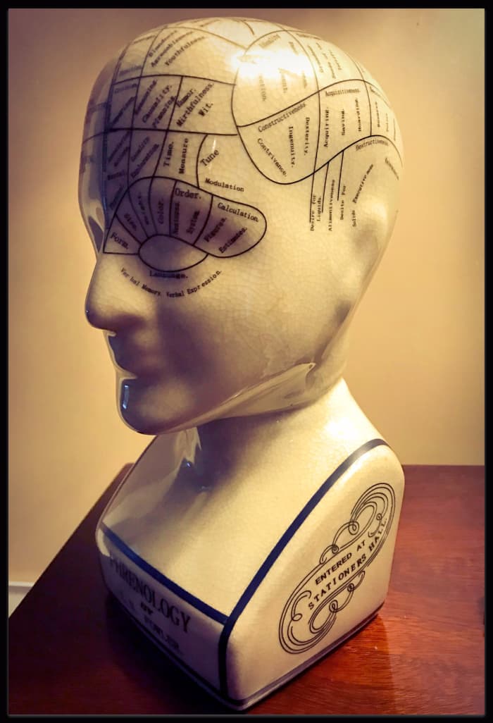 Phrenology was a 18th and 19th century theory of personality that is now discredited. However, it contributed to modern science the idea that different parts of the brain are responsible for different processes (behaviors, thoughts, emotions).