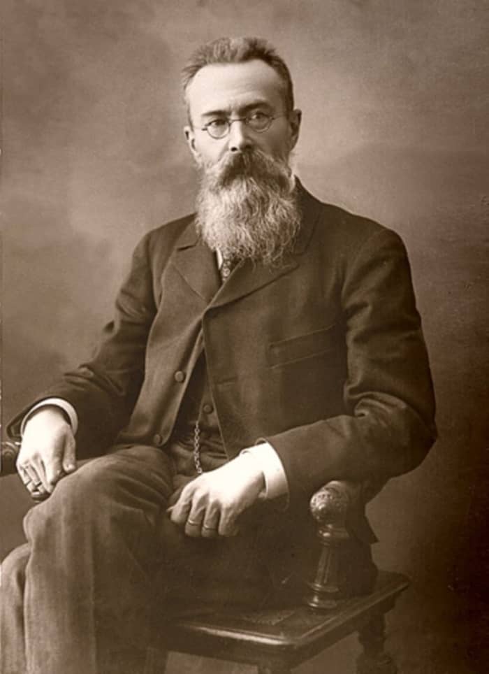 Photograph of Rimsky-Korsakov dated 1897.