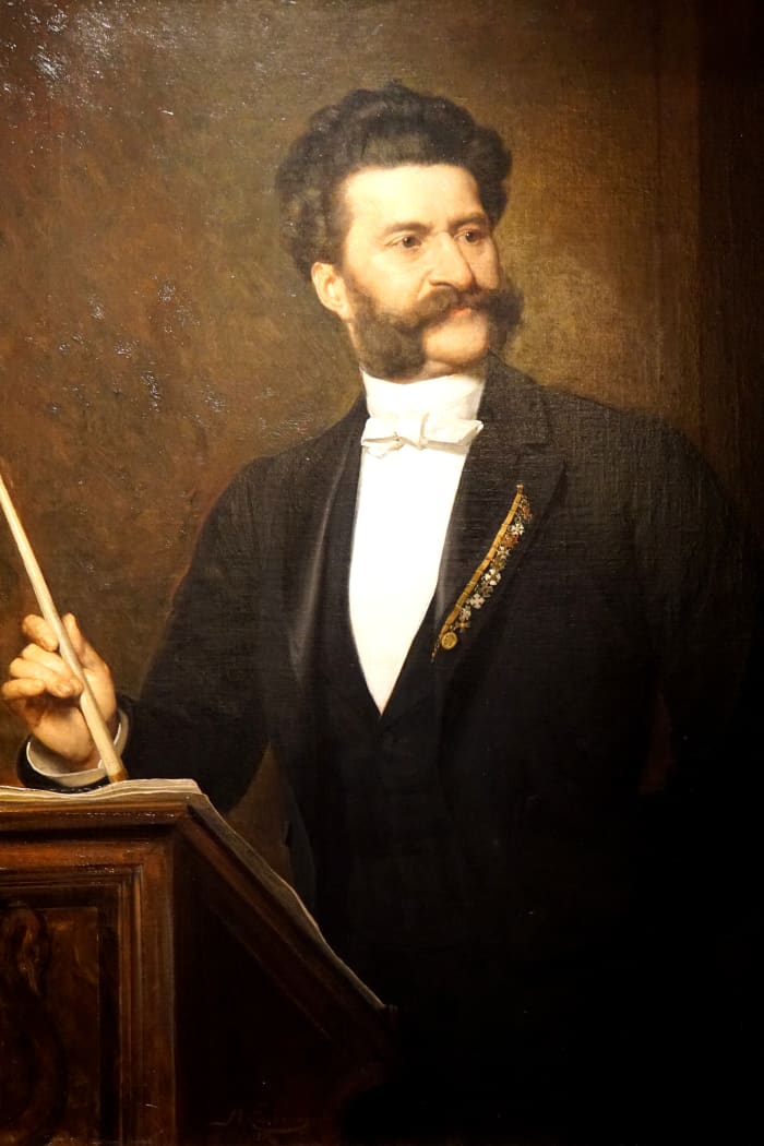 Johann Strauss II 1825–1899 (portrait of Strauss in 1888)