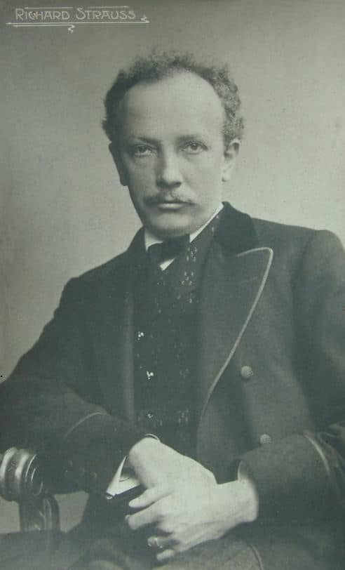 Postcard of Strauss in 1910.