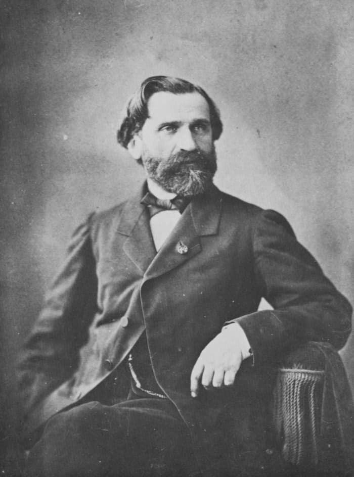 Guiseppe Verdi 1813–1901 (photograph of Verdi in about 1866)