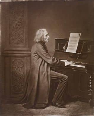 Franz Liszt 1811–1886 (photograph of Liszt c1869)