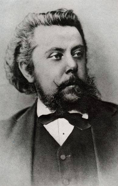 Mussorgsky in 1874, the year of Pictures At An Exhbition.