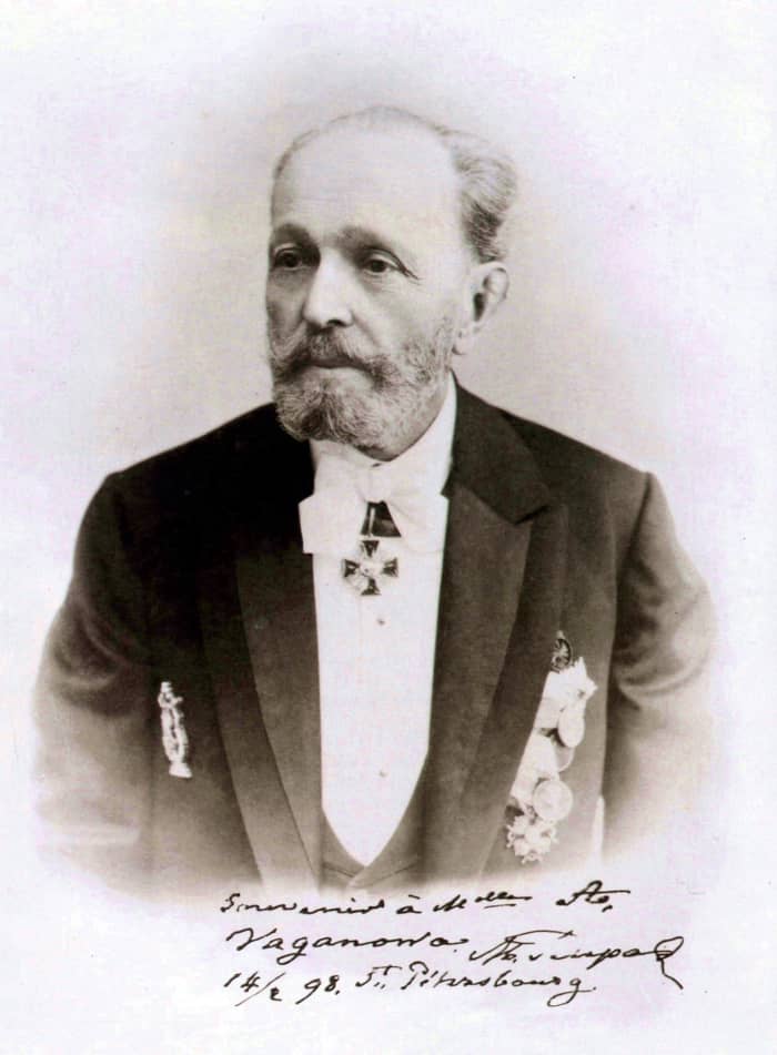 Photograph of Petipa in 1898.