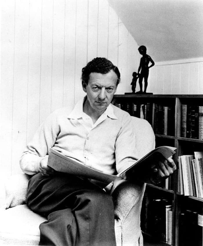 Benjamin Britten 1913–1976 (photograph of Britten c1968)