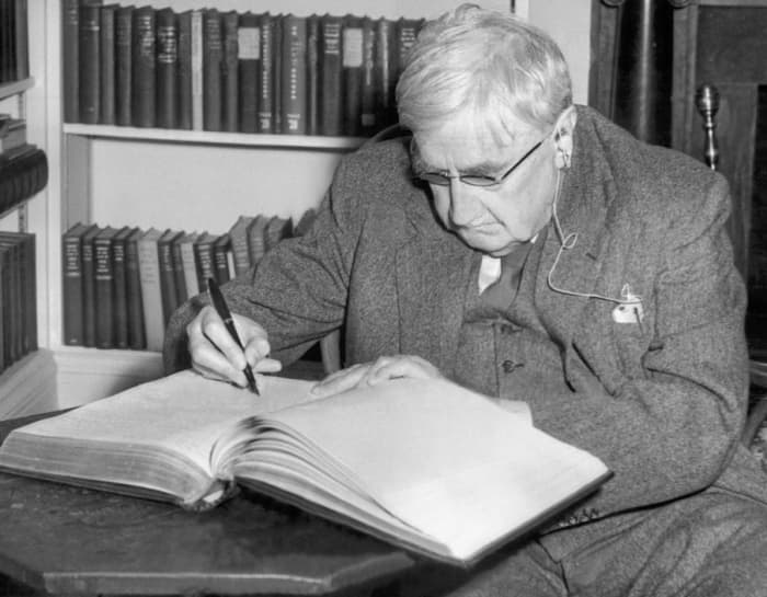 Ralph Vaughan Williams 1872–1958 (photograph of Vaughan Williams in 1954)