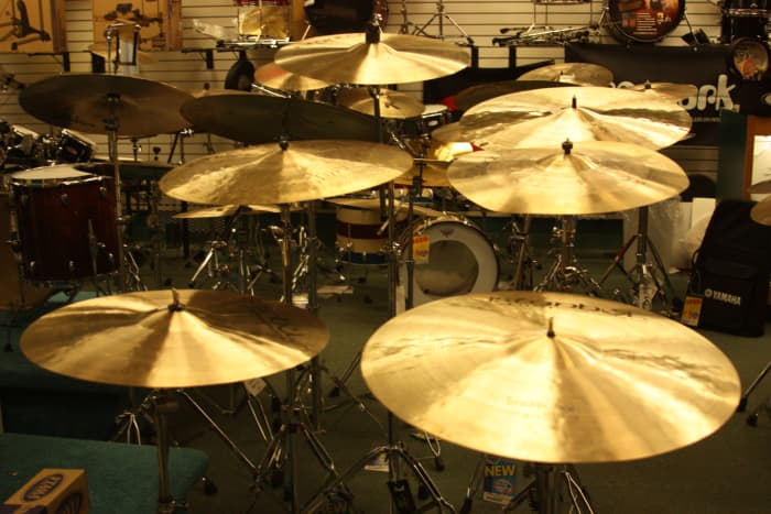 Make sure you clean your cymbals on a regular basis to keep them shining and sounding good.