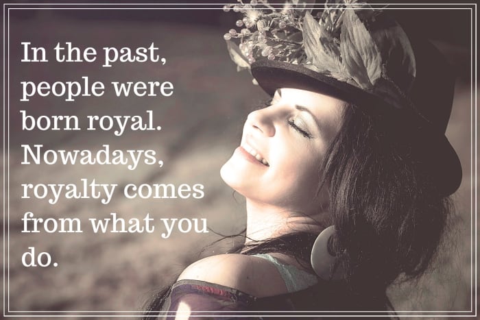 "In the past, people were born royal. Nowadays, royalty comes from what you do." - Gianni Versace, Italian fashion designer