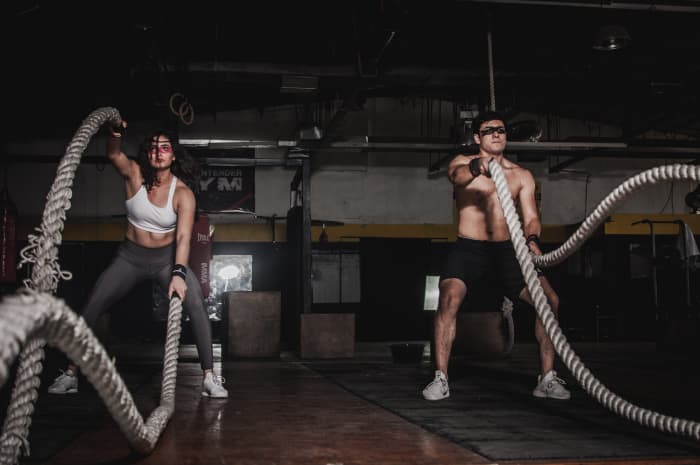 Rock music is great to listen to when you're doing cardio. The hard-hitting drums and wailing guitar will motivate you to keep going.