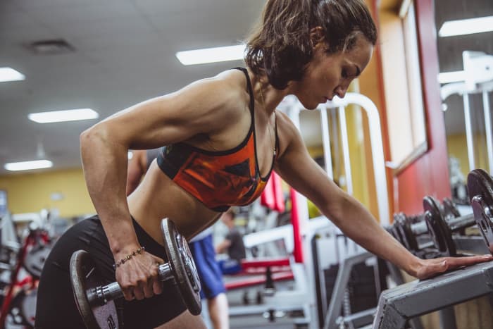 When performing rigorous weight training exercises, listening to hard rock or heavy metal is usually a good idea.