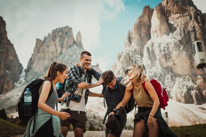 Make sure you put together a great playlist for when you take a long trip with your best friends.