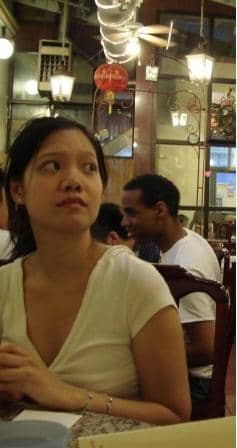Notice that I am not laughing, in addition to looking around. The optimum combination of nonchalance.