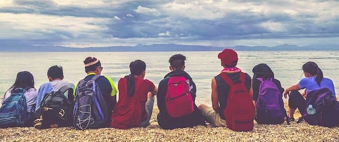 Friends in a social group often accept those known to others.