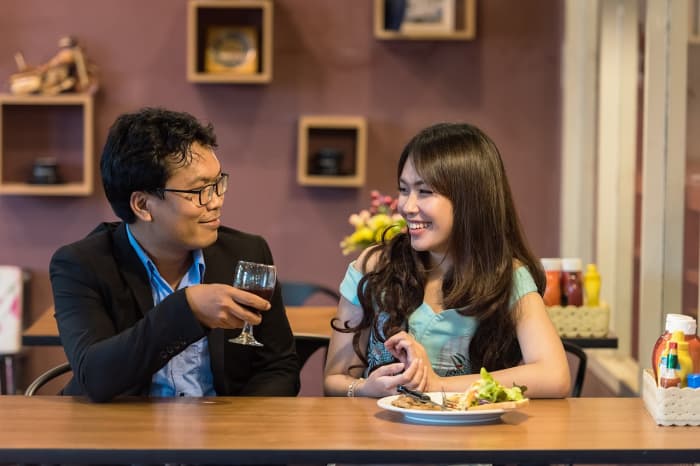 Maintaining eye contact is one of the techniques men and women use to gauge the other person's interest.