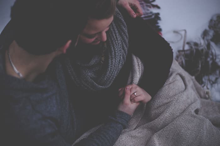 It's not that men don't care when you cry—they just don't know what to do about it! Try asking for what you need (a hug, time alone, etc.) instead of hoping they'll just figure it out.