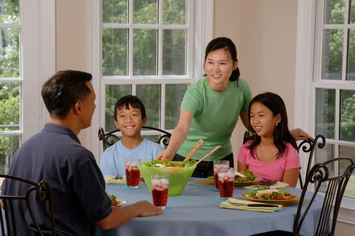 Time spent together as a family is precious. Simple things are the best, like having a lunch or dinner together on a regular basis.