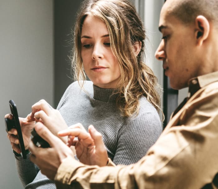 If your significant other shows you their phone, their text conversation probably isn't a big deal.