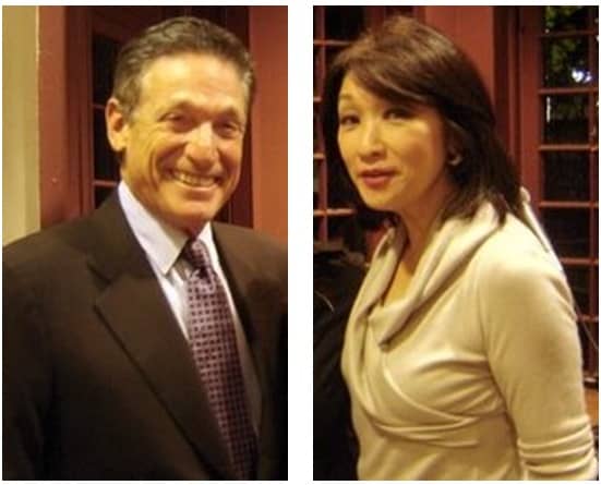 Maury Povich and Connie Chung