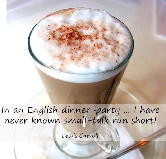 Small talk is actually a very useful tool for getting to know someone on a first date or first meeting.